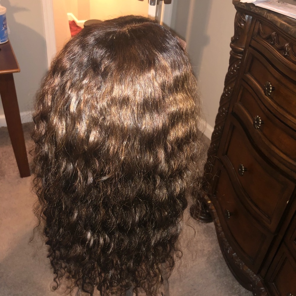 24-26 inch honey blonde lace wig